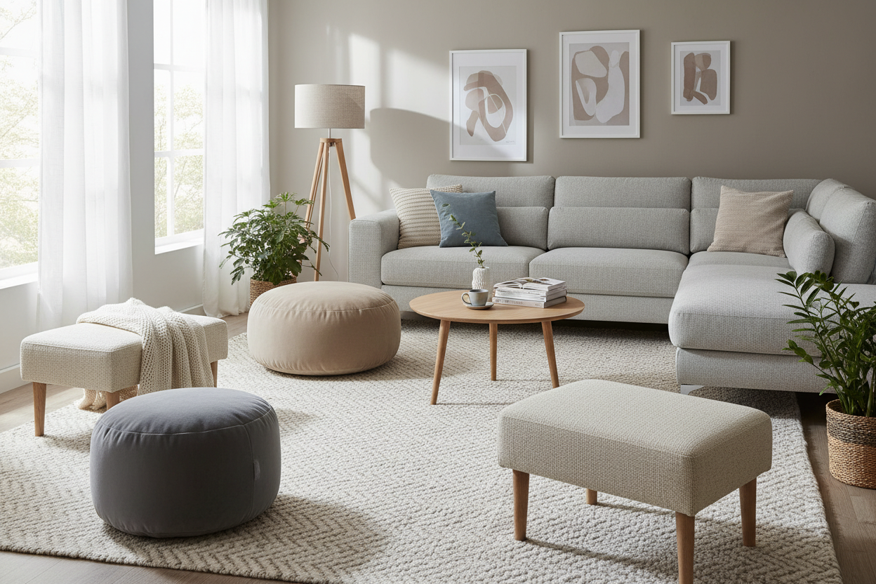 Poefs & Voetenbankjes