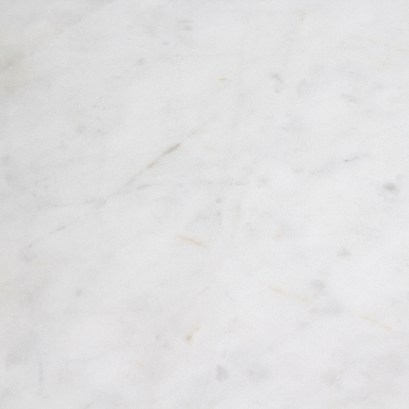 Kuala Lumpur bijzettafel marmer wit - 40x40x50 cm