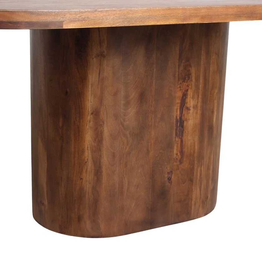 Bullnose langwerpige eettafel 180, 200 of 240 cm