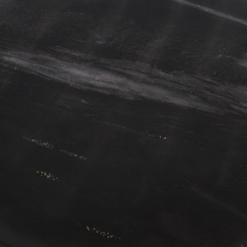 Singapore bijzettafel marmer zwart - 40x40x50 cm