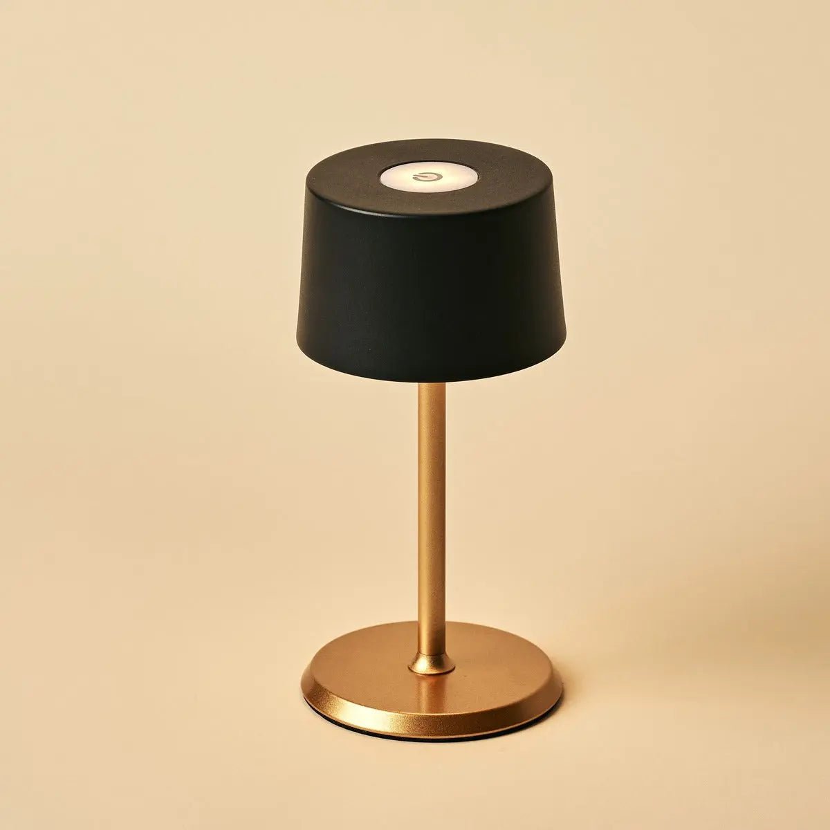 David Black & Gold oplaadbare tafellamp 2 op 1 met verstelbare hoogte - dimbaar en draadloos met 120 uur batterij