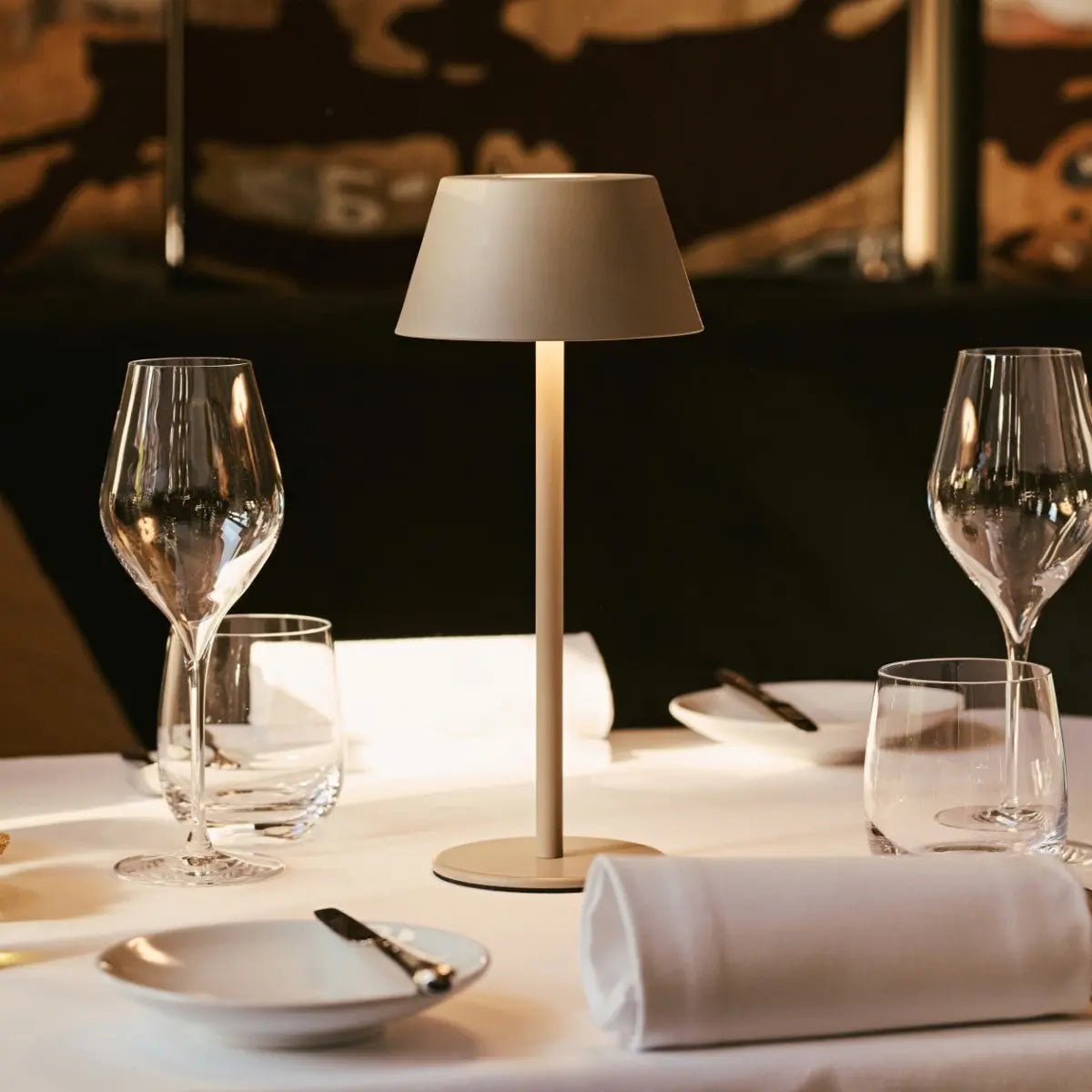 Milou Koala Bruin Tafellamp zonder Kabel | Modern, design en 3 lichtmodi