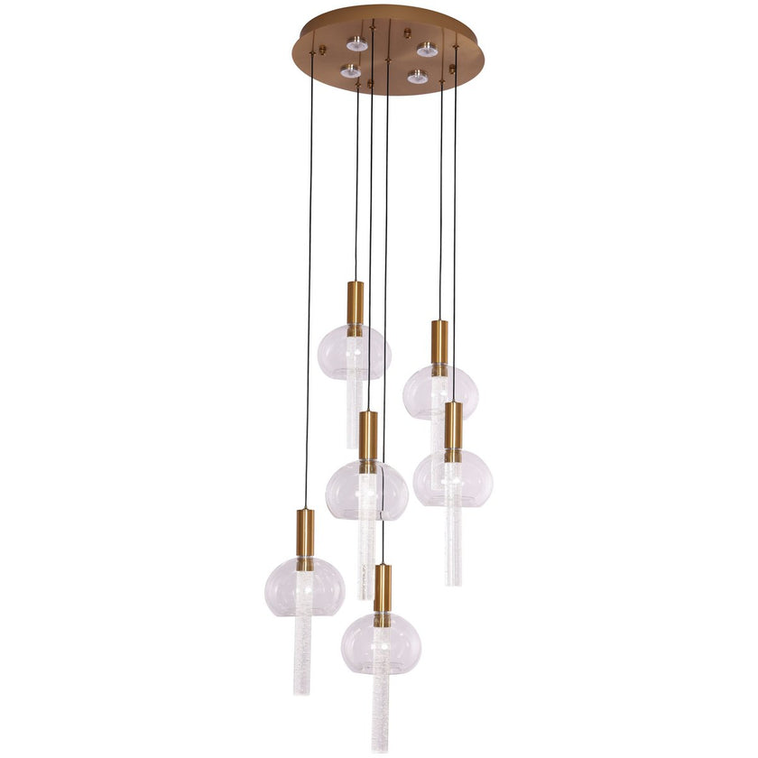 Hanglamp Tubey Copper Gold | 6 - 40cm