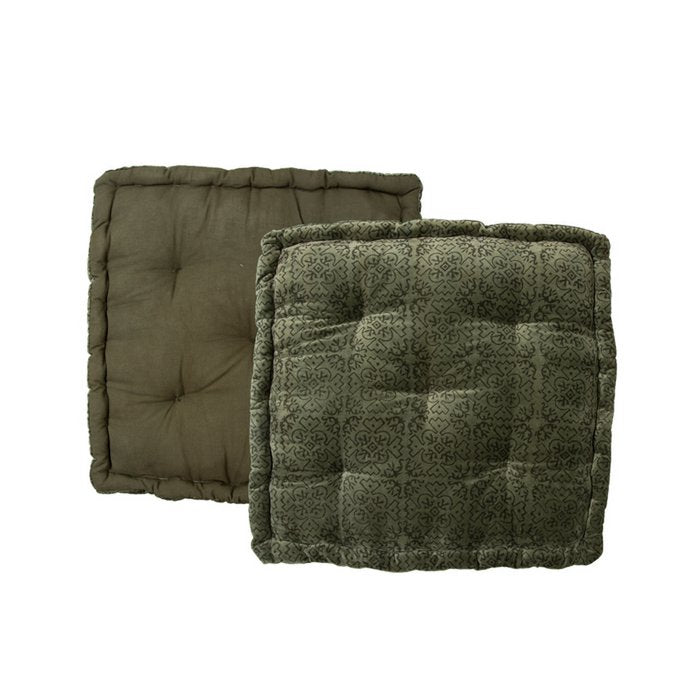 Velvet Boxkussen Violetta donker bos 45x45