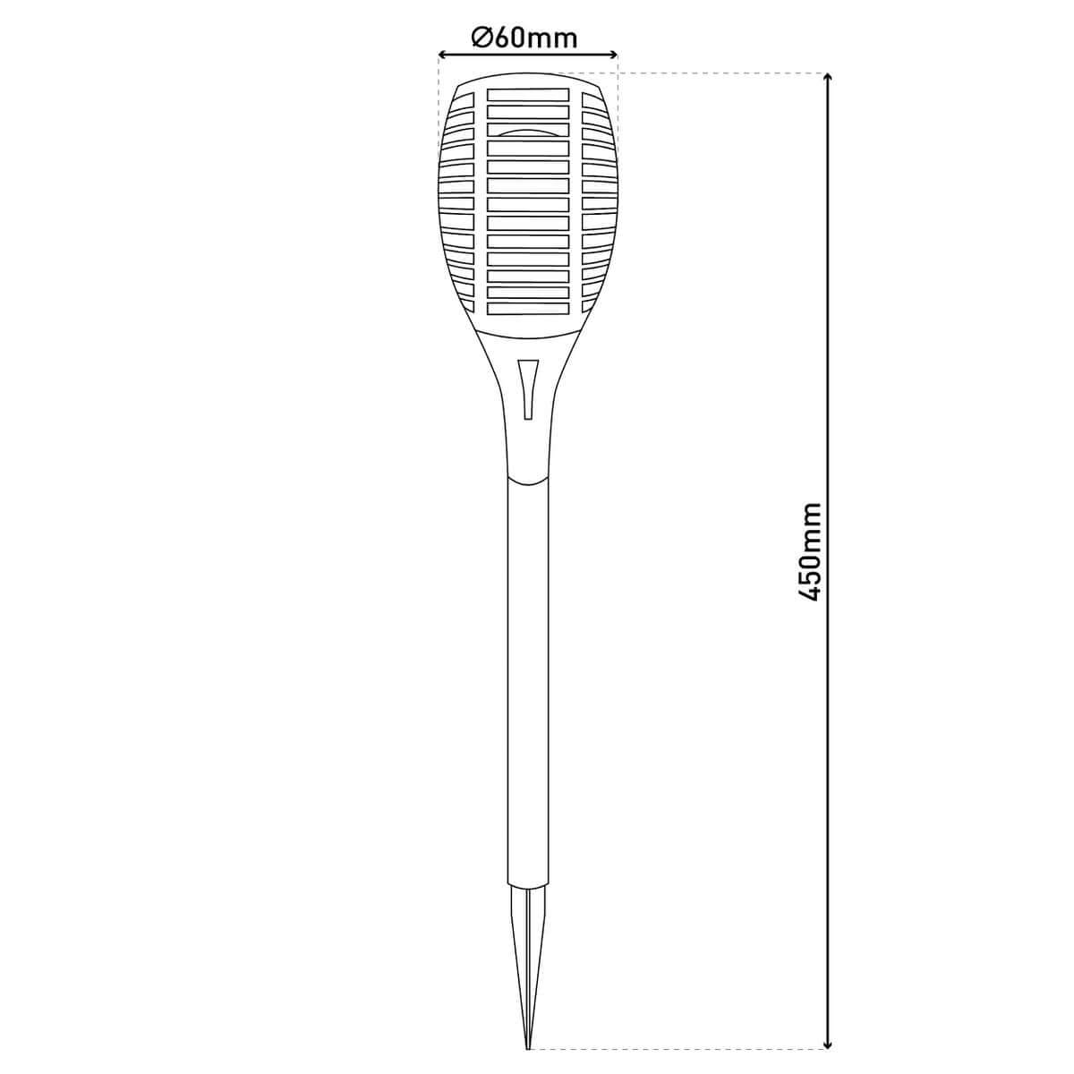 Aarde Spies Grijs Plastic 5-Delige Set – LED Buitenverlichting