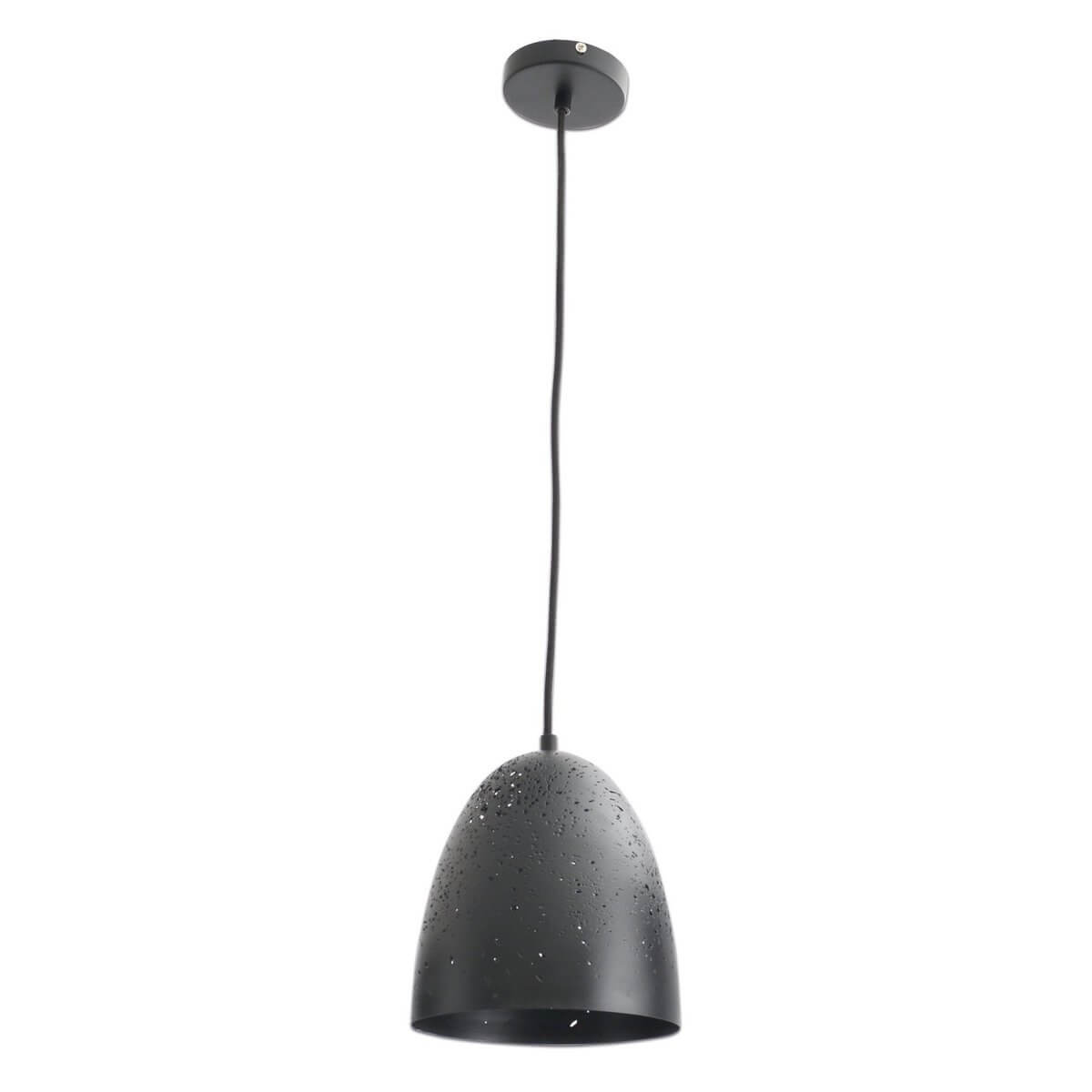 Agra hanglamp in antraciet, rustiek design, hoogte 120 cm, diameter 20 cm, perfect voor sfeerverlichting.