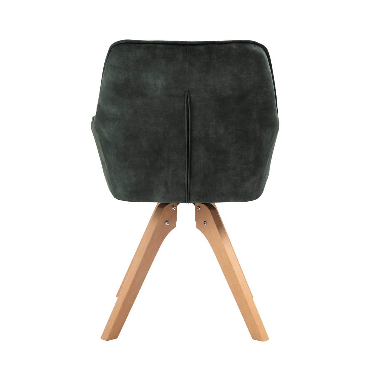 Armchair vintage velvet velor, dark green - SalesFever
