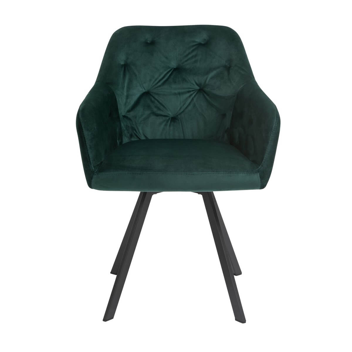 Armchair with 360° swivel function fir green - SalesFever