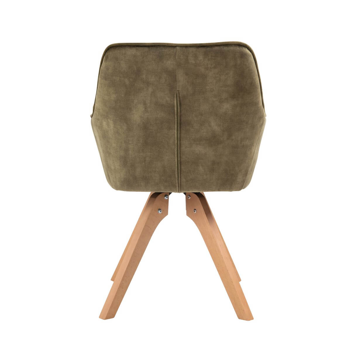 Armchair vintage velvet velor, green - SalesFever