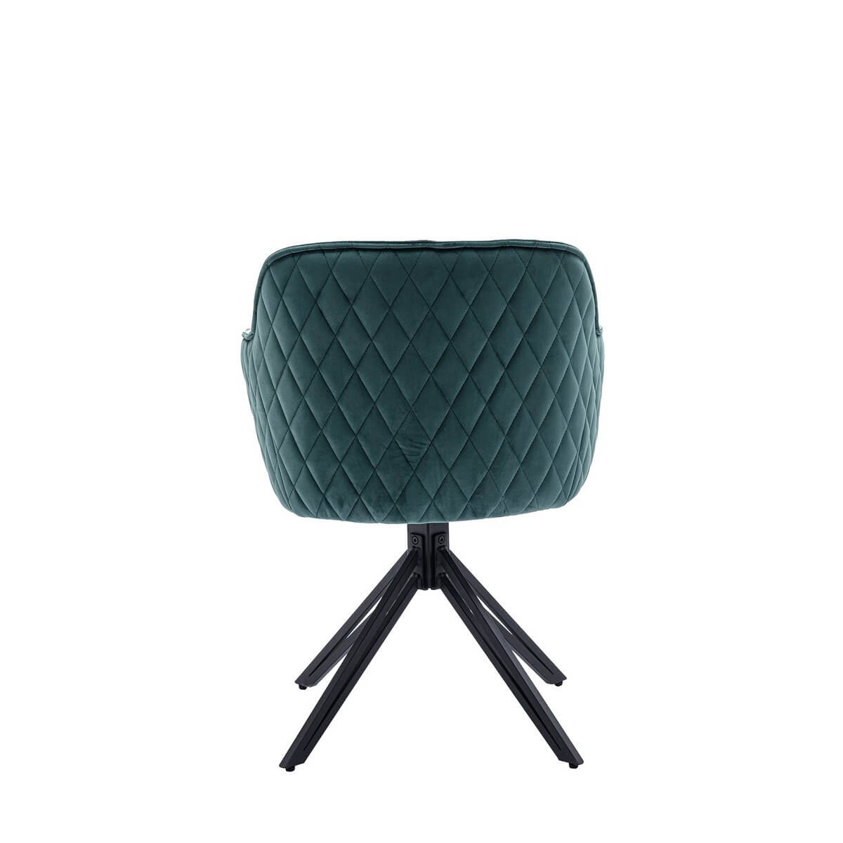 Armchair with honeycomb quilting green - SalesFever