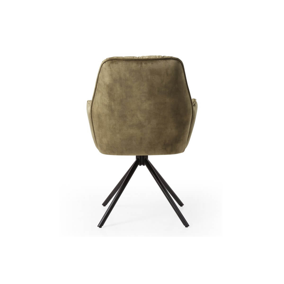 Armchair with 360° rotation function, green - SalesFever