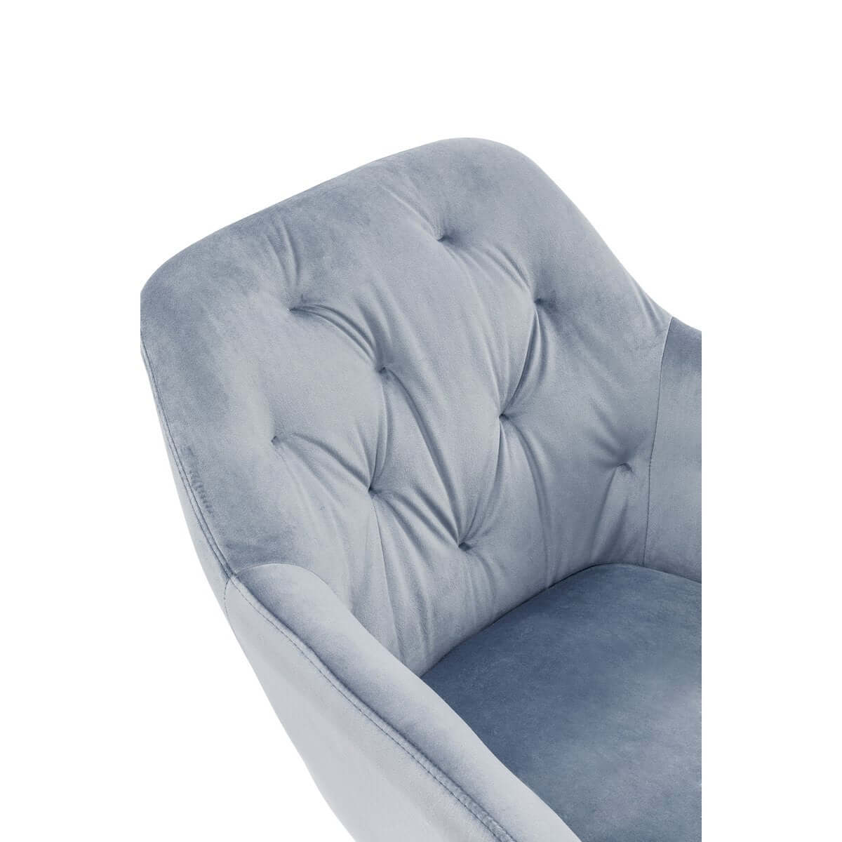 Armchair light gray velvet - SalesFever
