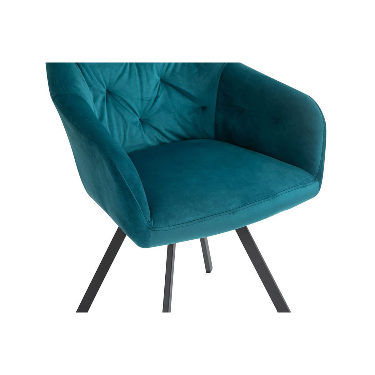 Armchair with 360° swivel function Turquoise - SalesFever