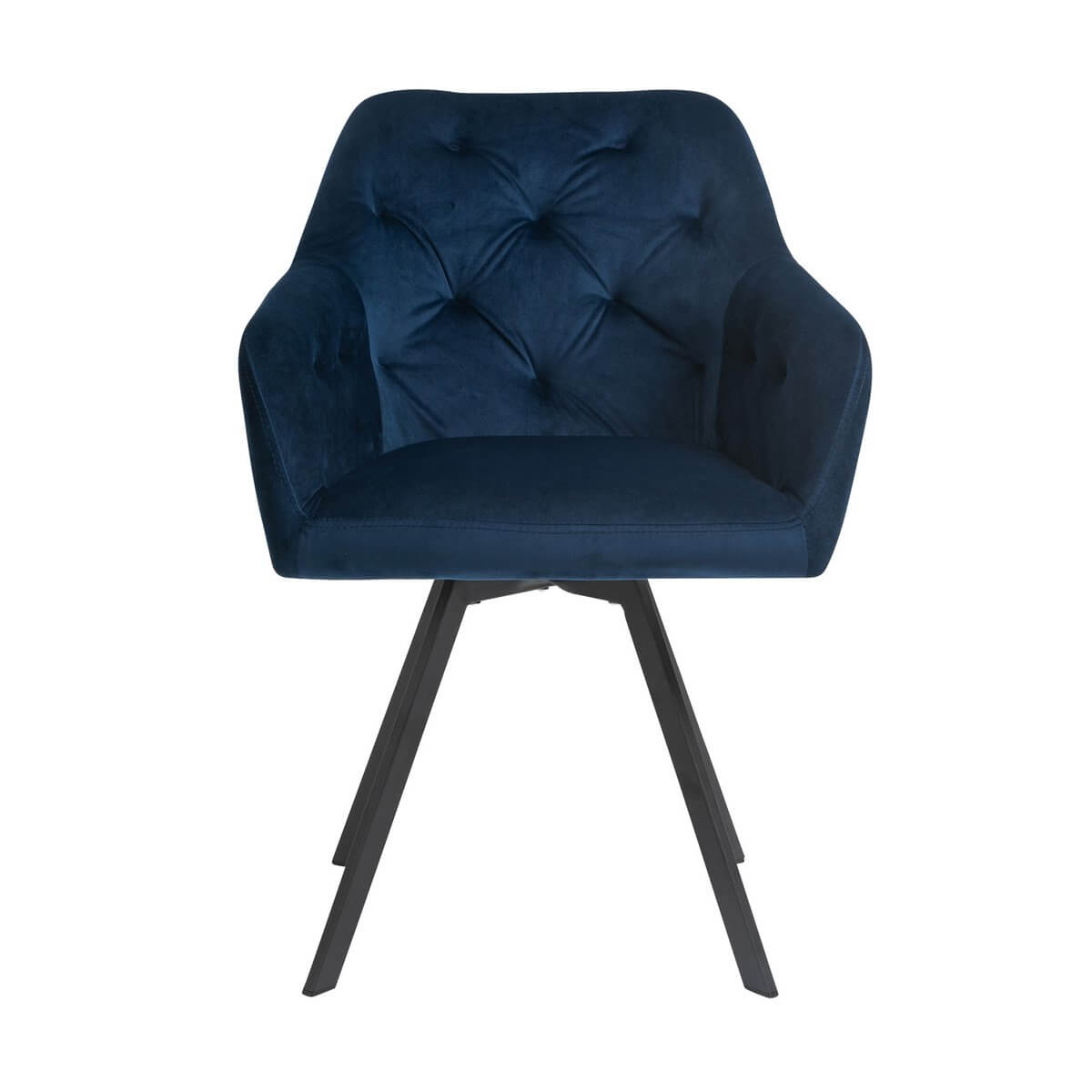Armchair with 360° swivel function Blue - SalesFever