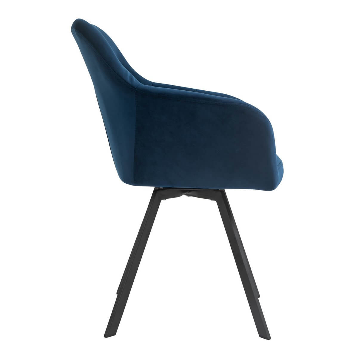Armchair with 360° swivel function Blue - SalesFever