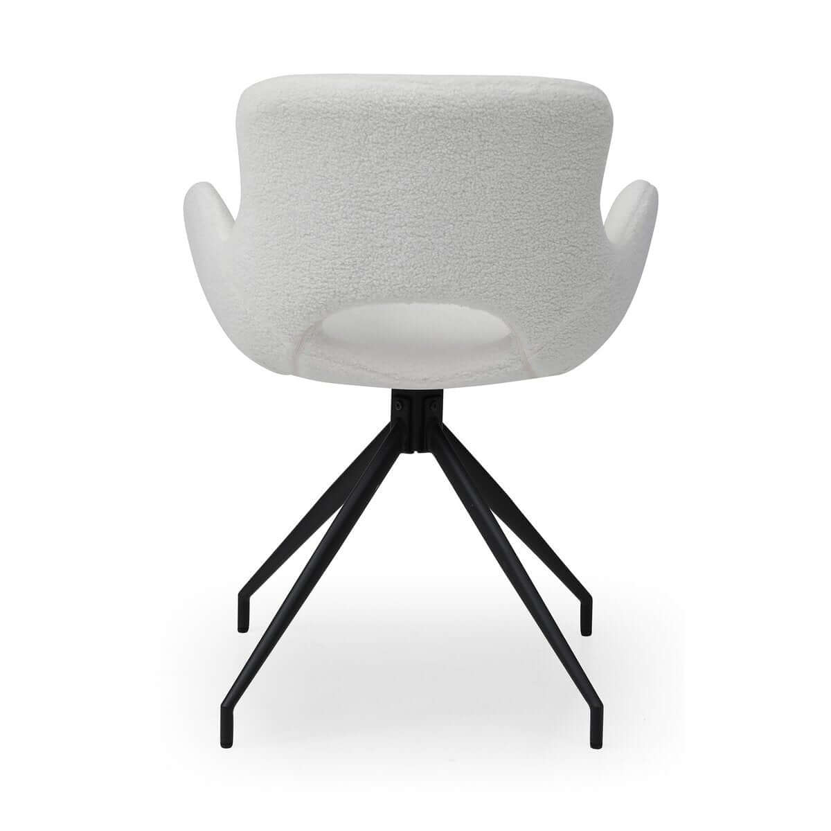 Armchair with cut-out back White - SalesFever