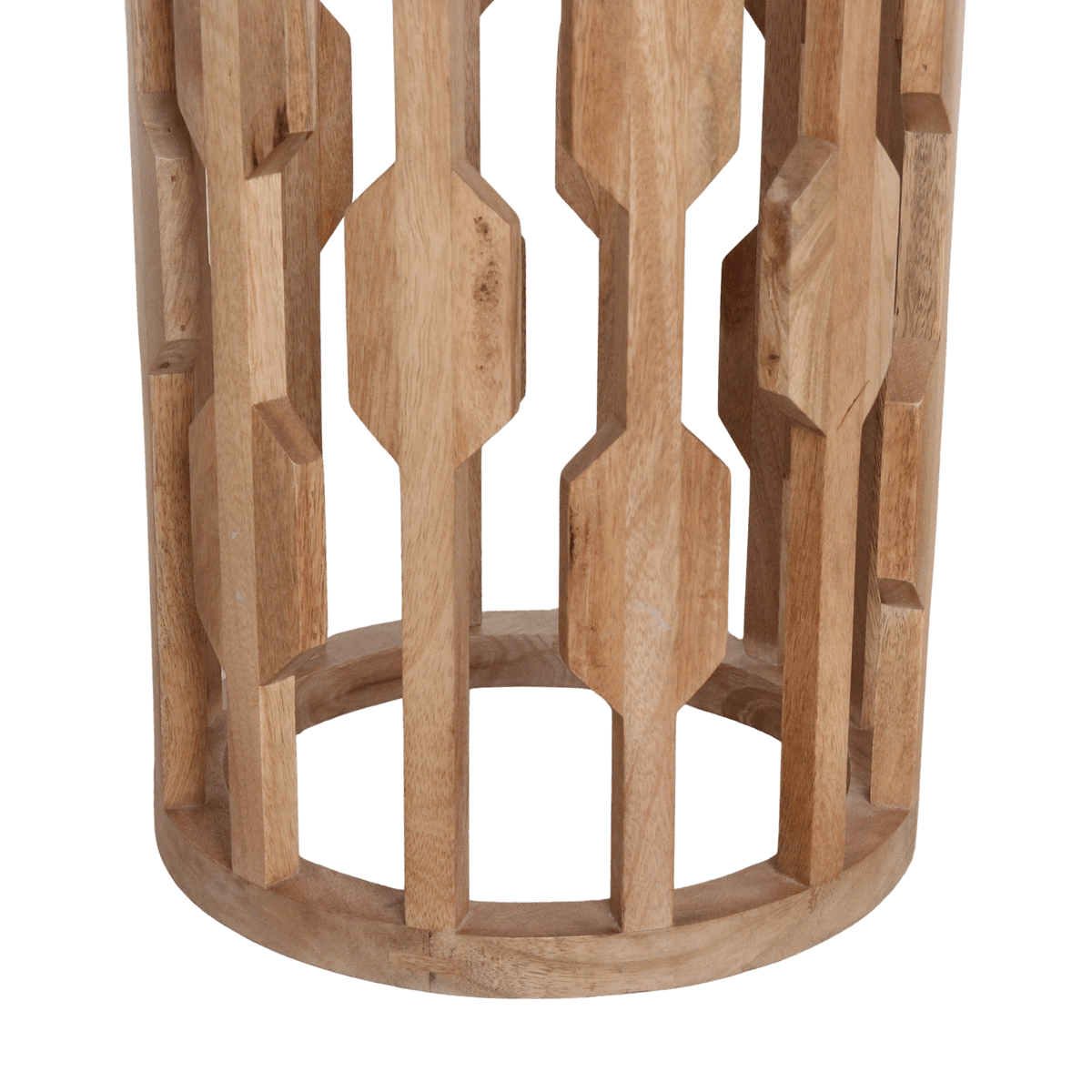 Atjeh bijzettafel marmer wit - 40x40x50 cm - Raw Materials