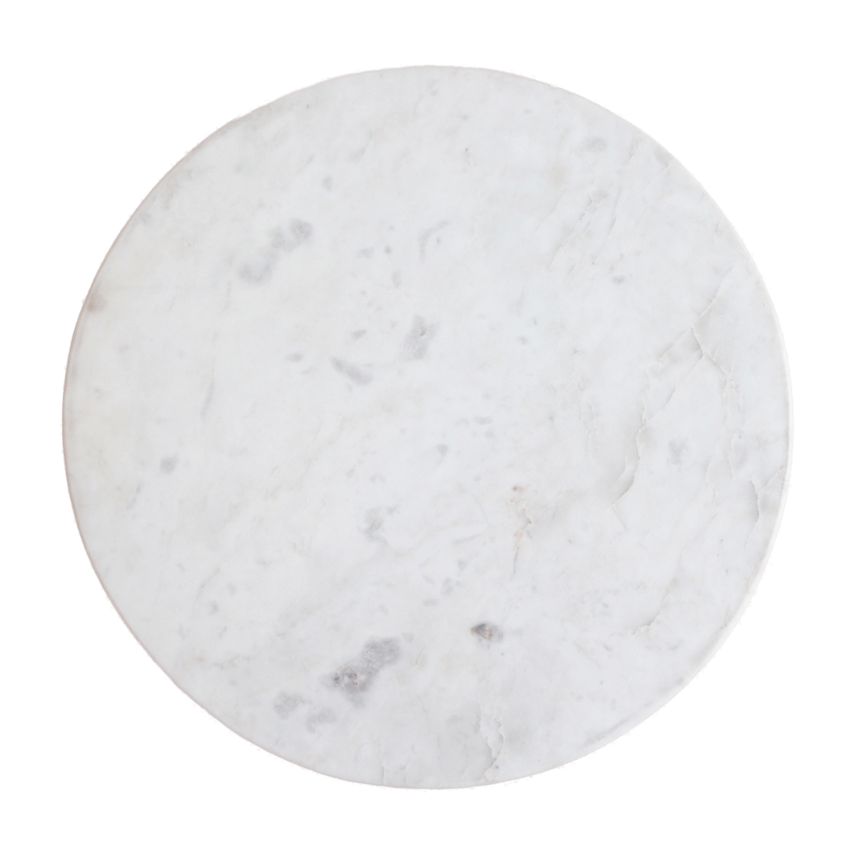 Malakka bijzettafel marmer wit - 40x40x50 cm - Raw Materials