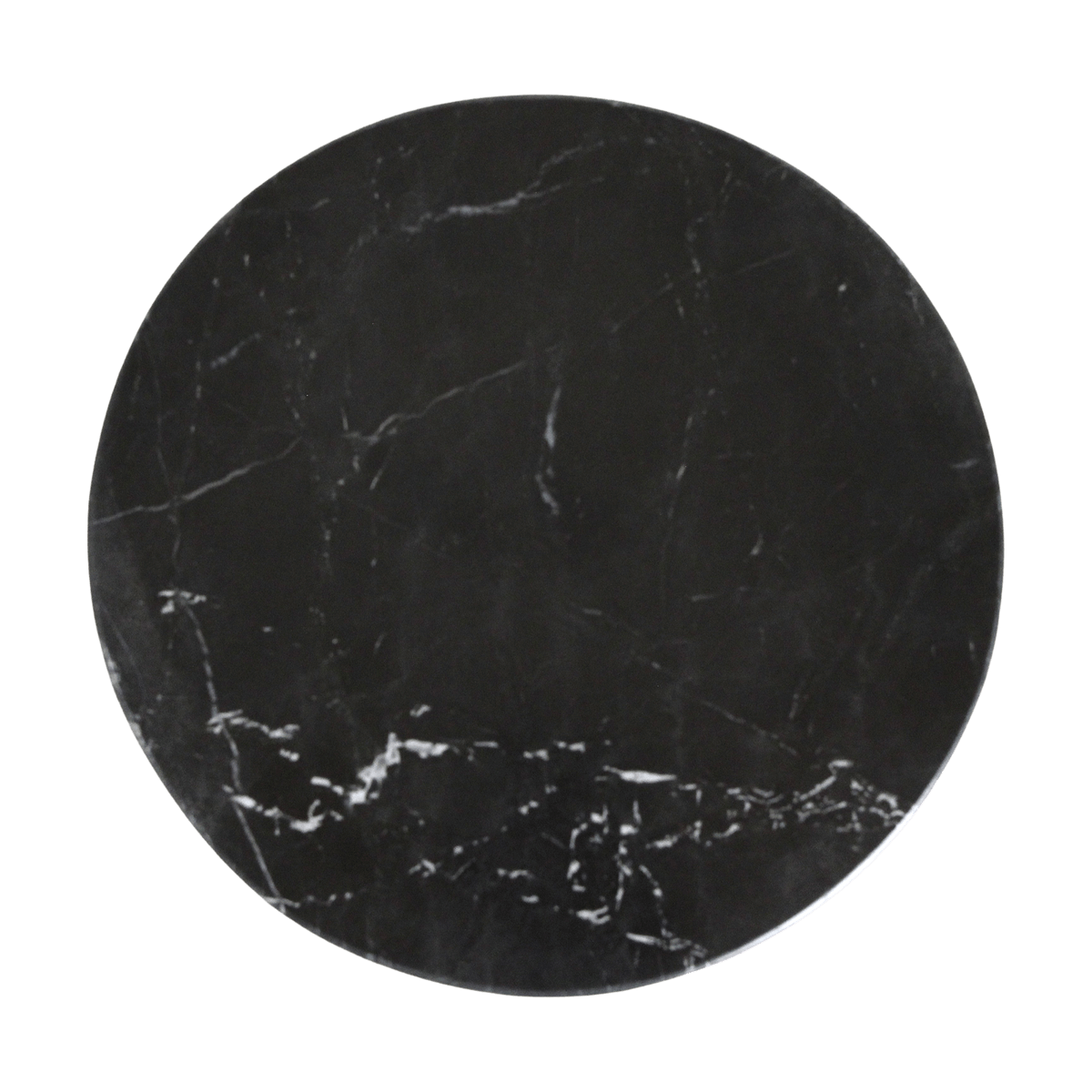 Lampung bijzettafel marmer zwart - 40x40x50 cm - Raw Materials