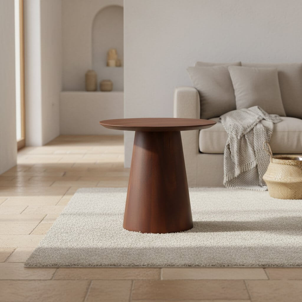 Bullnose Cone bijzettafel 50 cm - Raw Materials