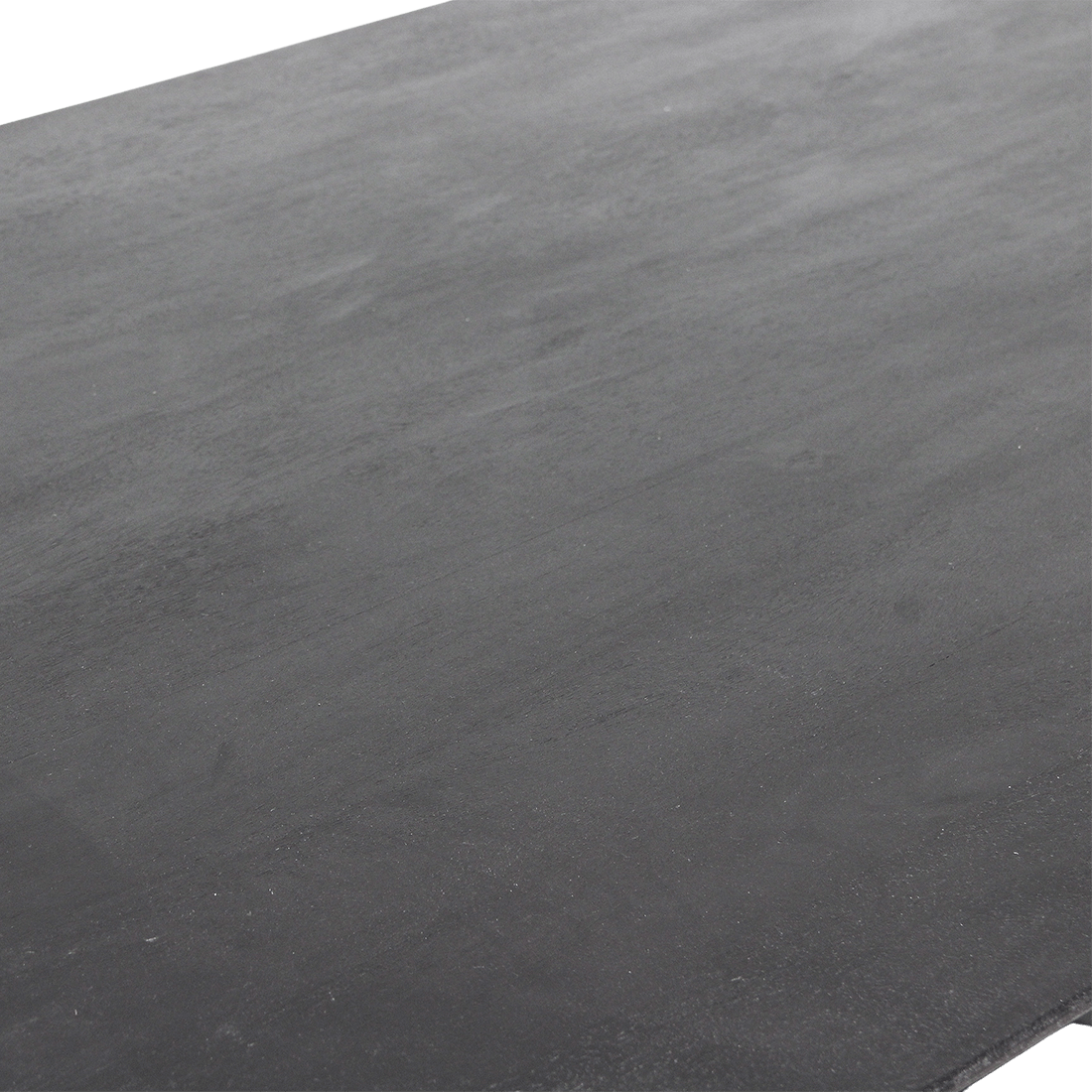 Bullnose eettafel zwart mix onderstel - Raw Materials