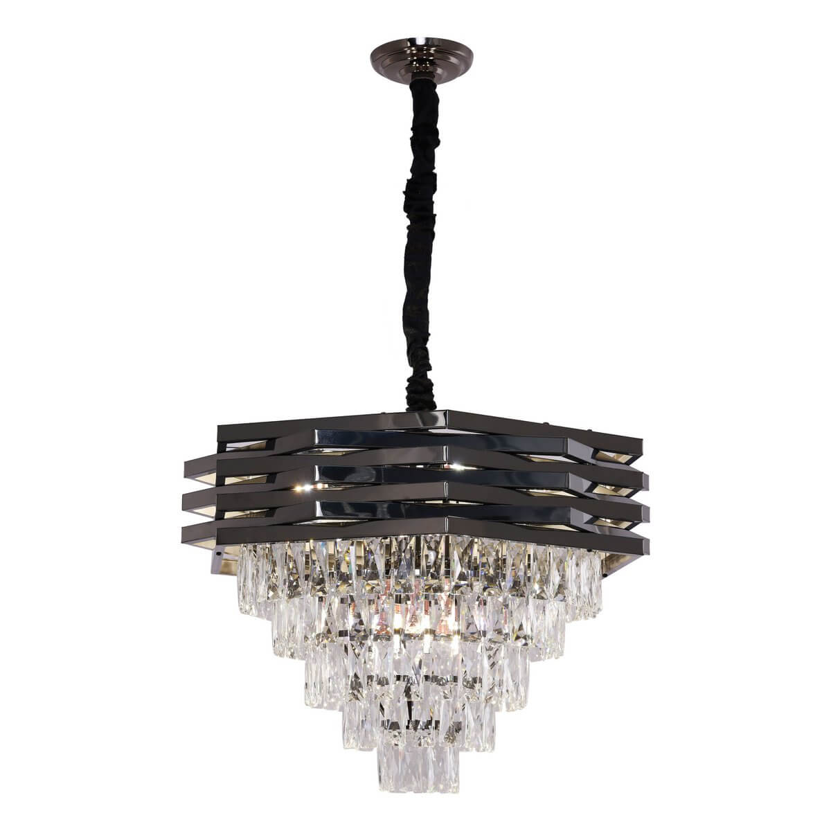 Crystal Black hanging lamp | 60cm - Luxury Living B.V.