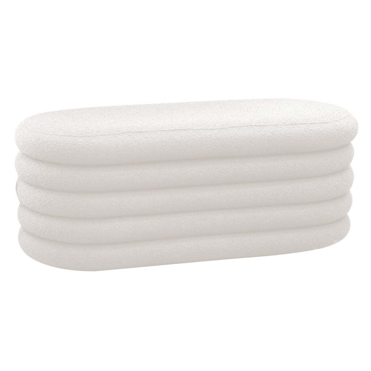 Curly Polsterhocker/Bettbank White - SalesFever