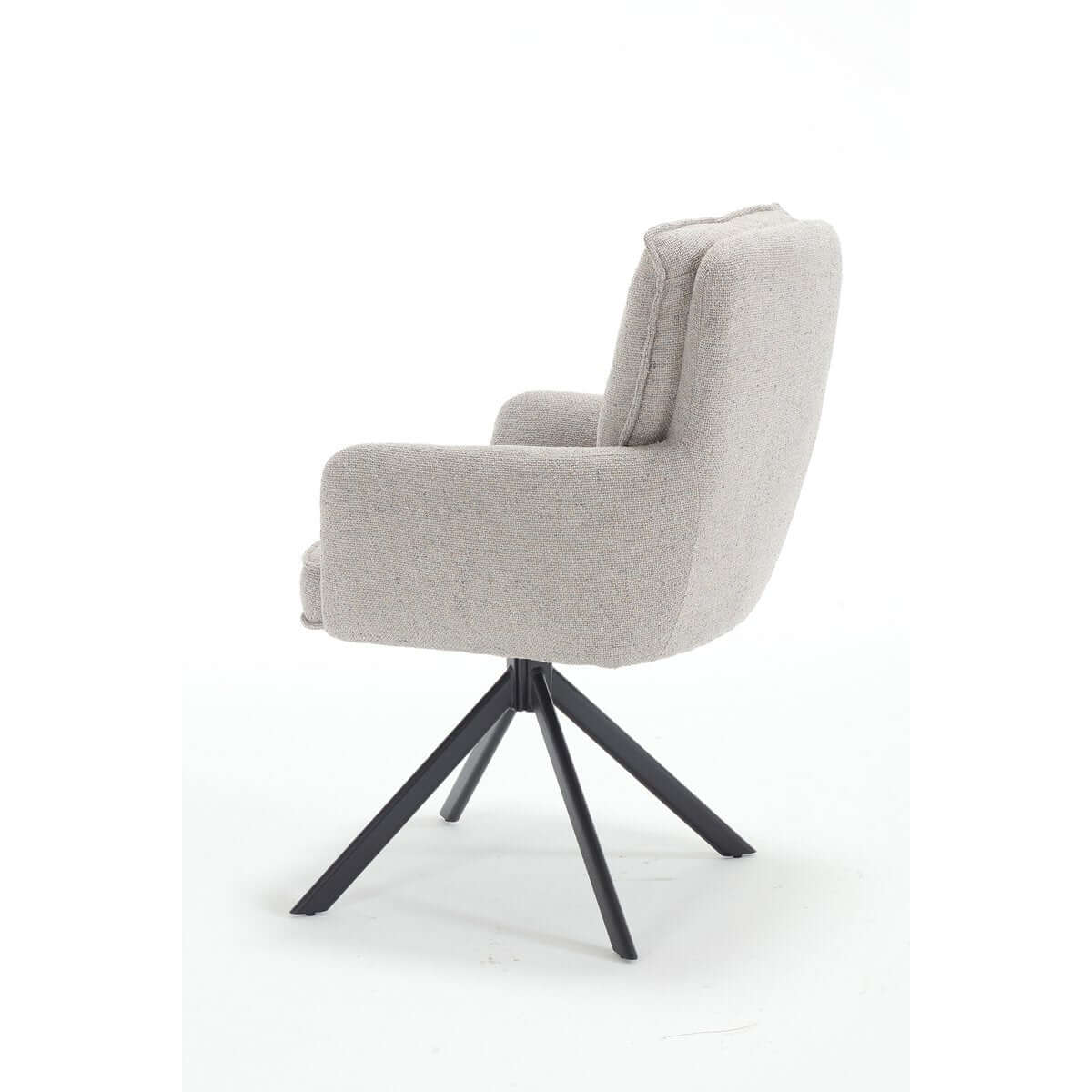 Armchair structural fabric gray - SalesFever