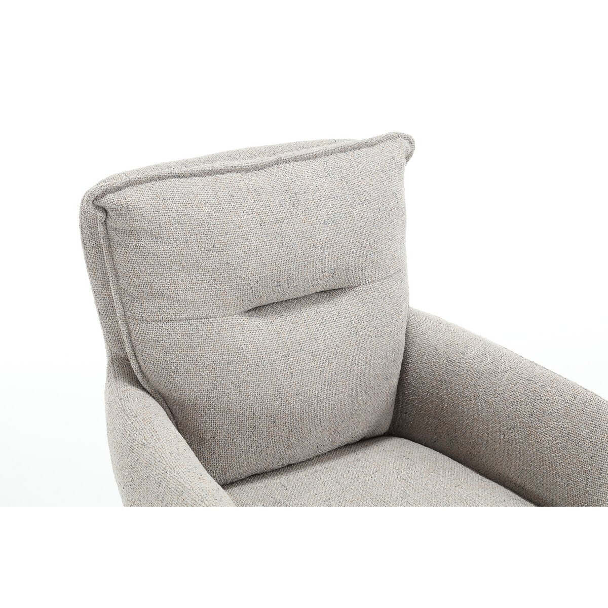 Armchair structural fabric gray - SalesFever