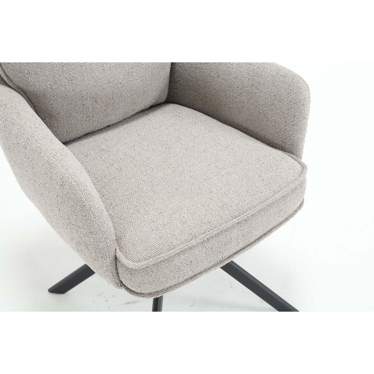 Armchair structural fabric gray - SalesFever