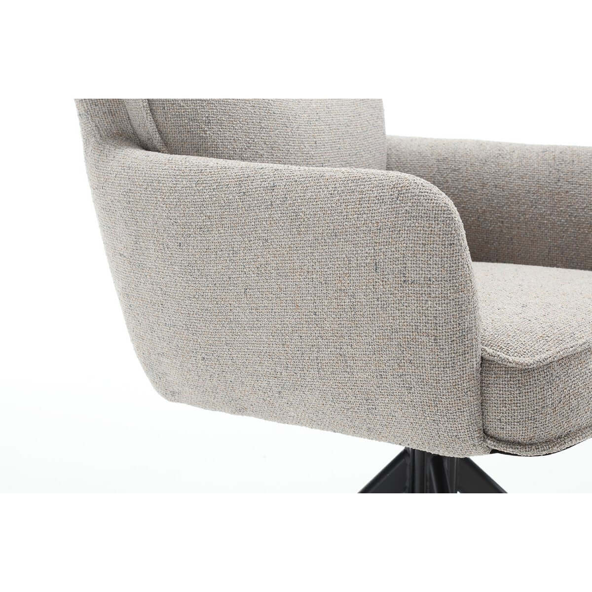 Armchair structural fabric gray - SalesFever