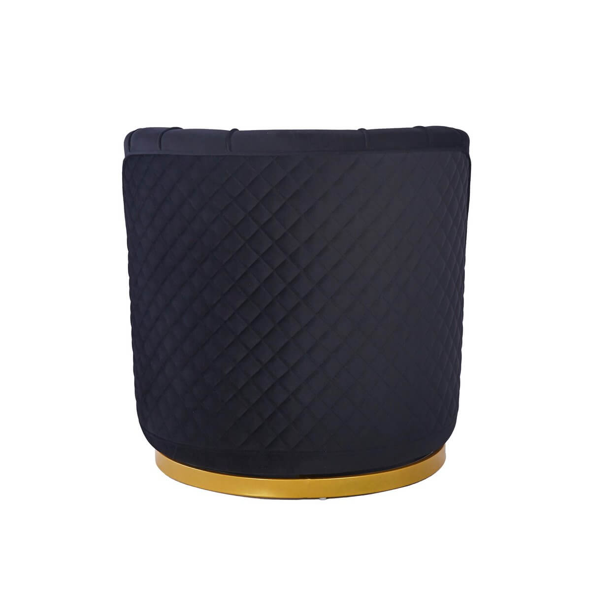 Drehsessel aus Samt Schwarz - SalesFever