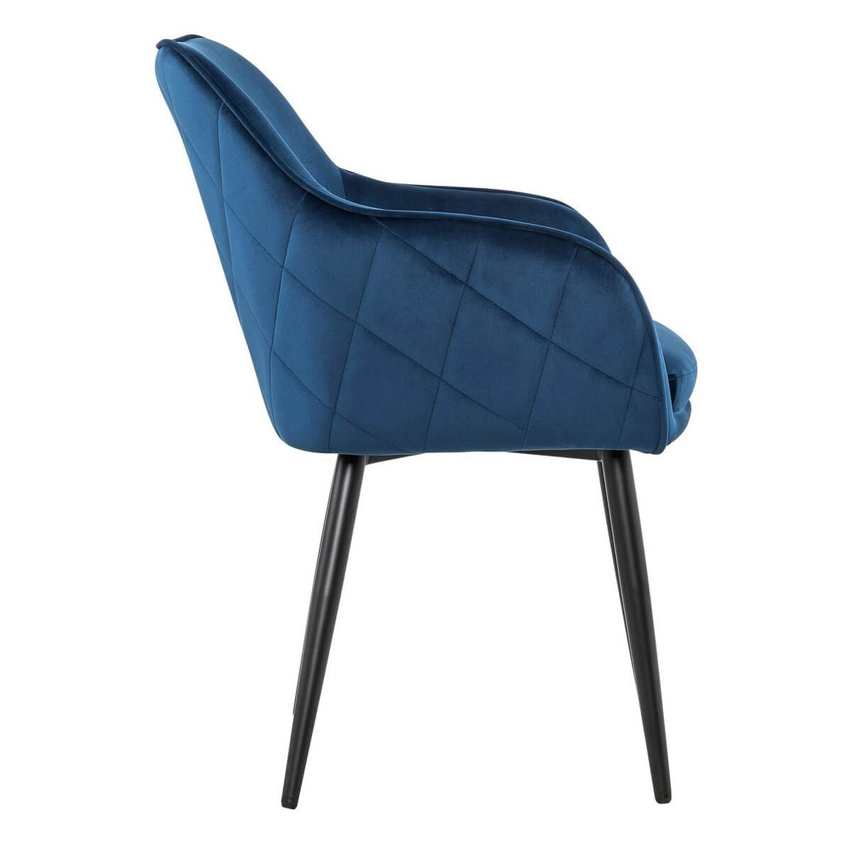 Dining chair blue velvet - SalesFever