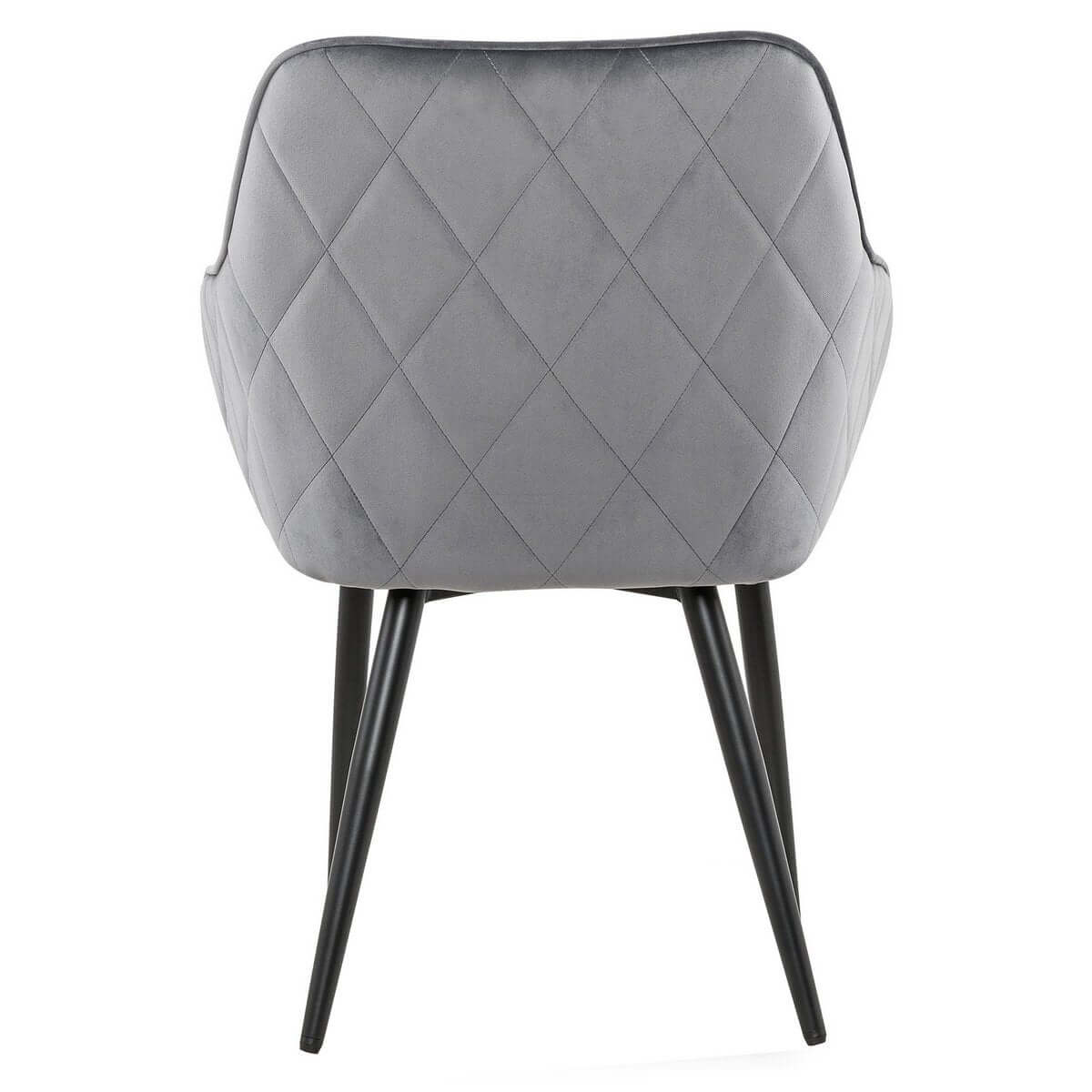 Dining room chair gray velvet - SalesFever