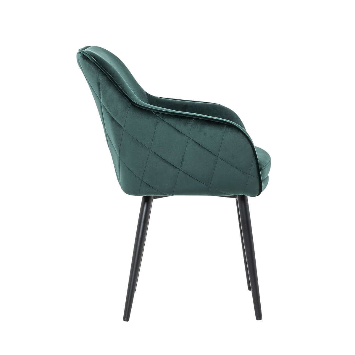 Dining chair pine green velvet - SalesFever