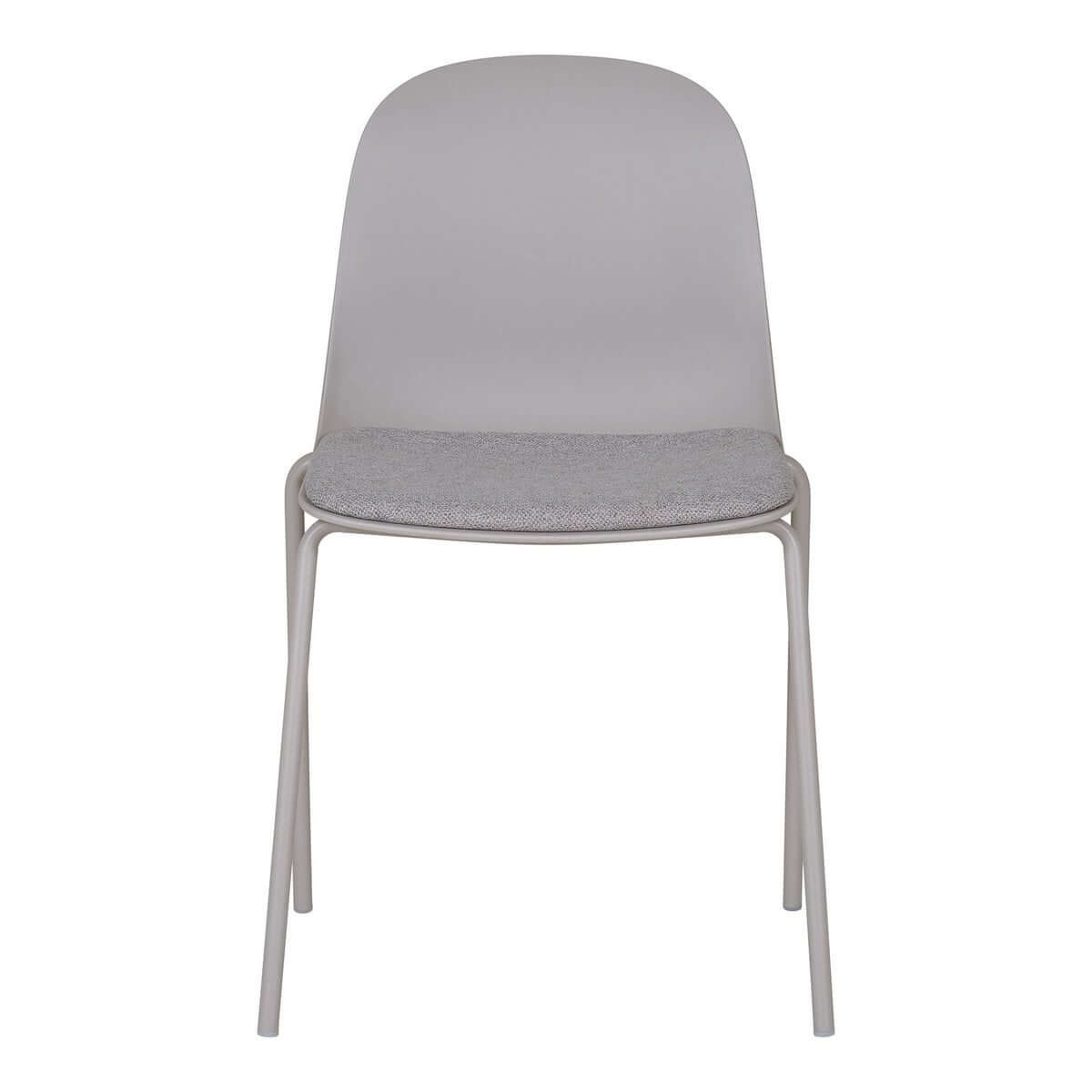 Madalena Dining Chair - Light Grey, 48x42cm - Set of 2 - House Nordic ApS