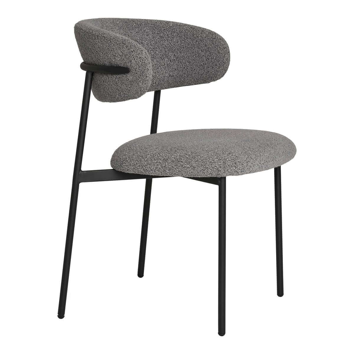 Mira Dining Chair - Light Grey, 59x55x79.5cm - Set of 2 - House Nordic ApS