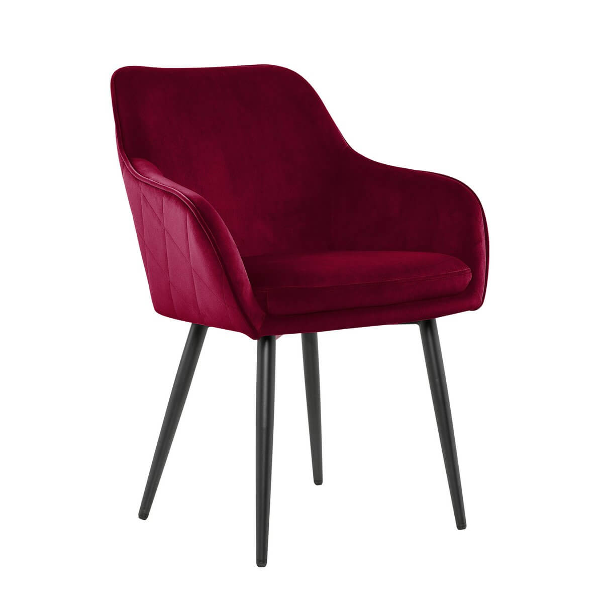 Dining chair red velvet - SalesFever