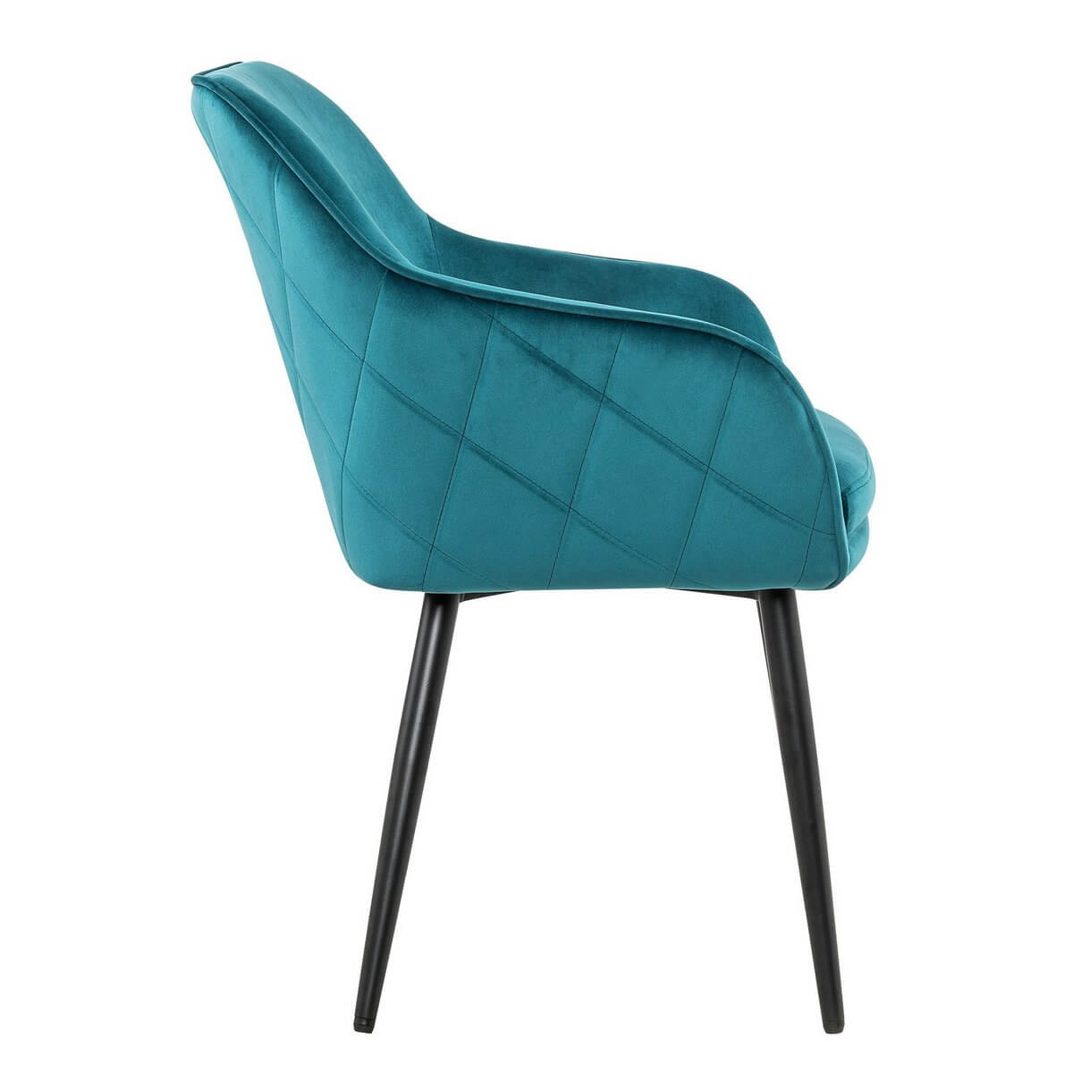 Dining chair turquoise velvet - SalesFever