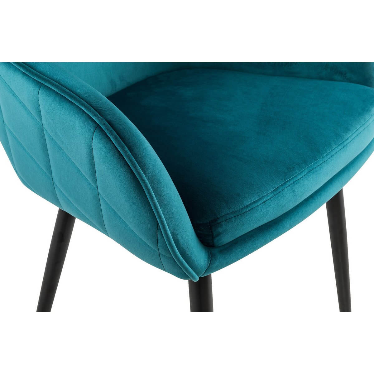 Dining chair turquoise velvet - SalesFever