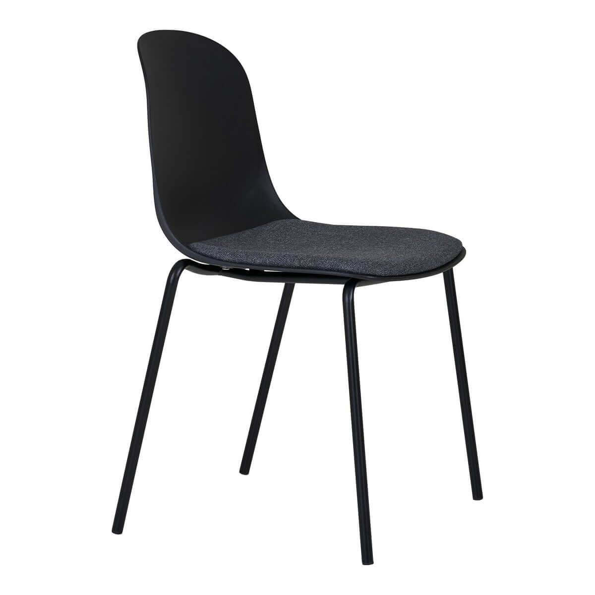Madalena Dining Chair - Black, 53x50x85cm - Set of 2 - House Nordic ApS