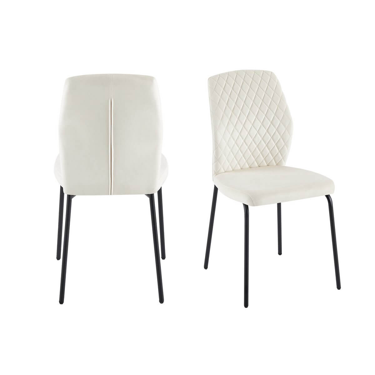 Chair set of 2 beige - SalesFever