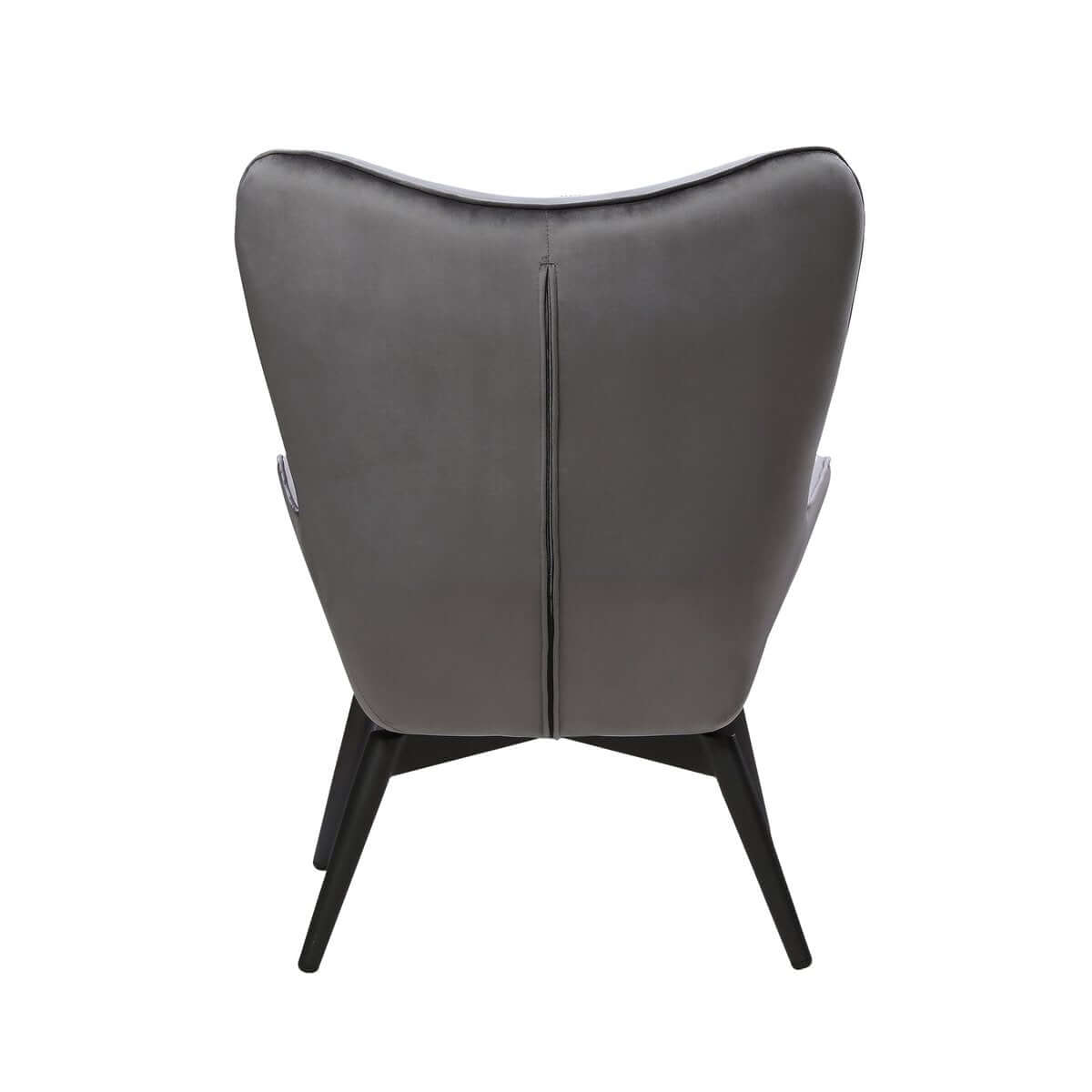 Armchair gray velvet - SalesFever