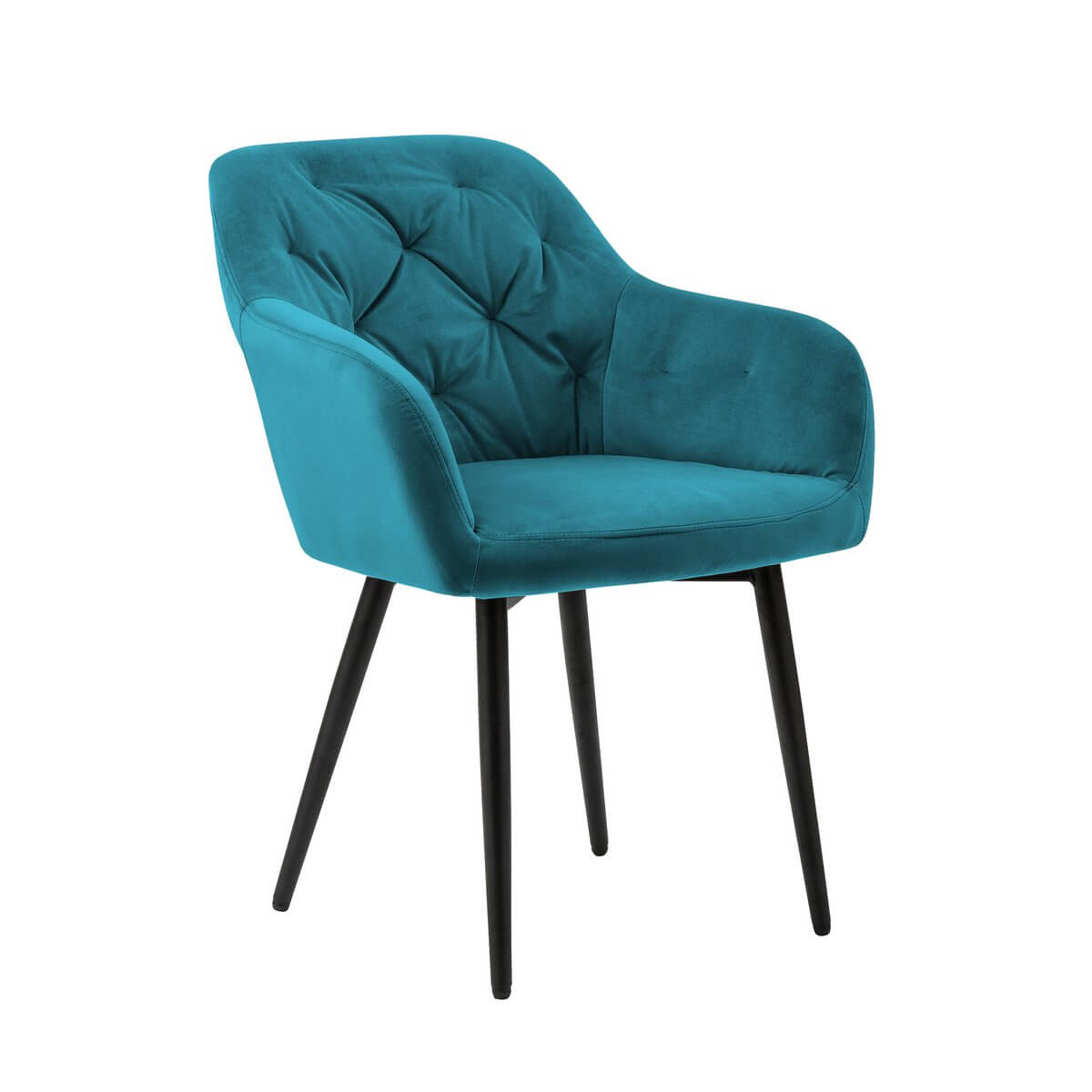 Armchair turquoise velvet - SalesFever