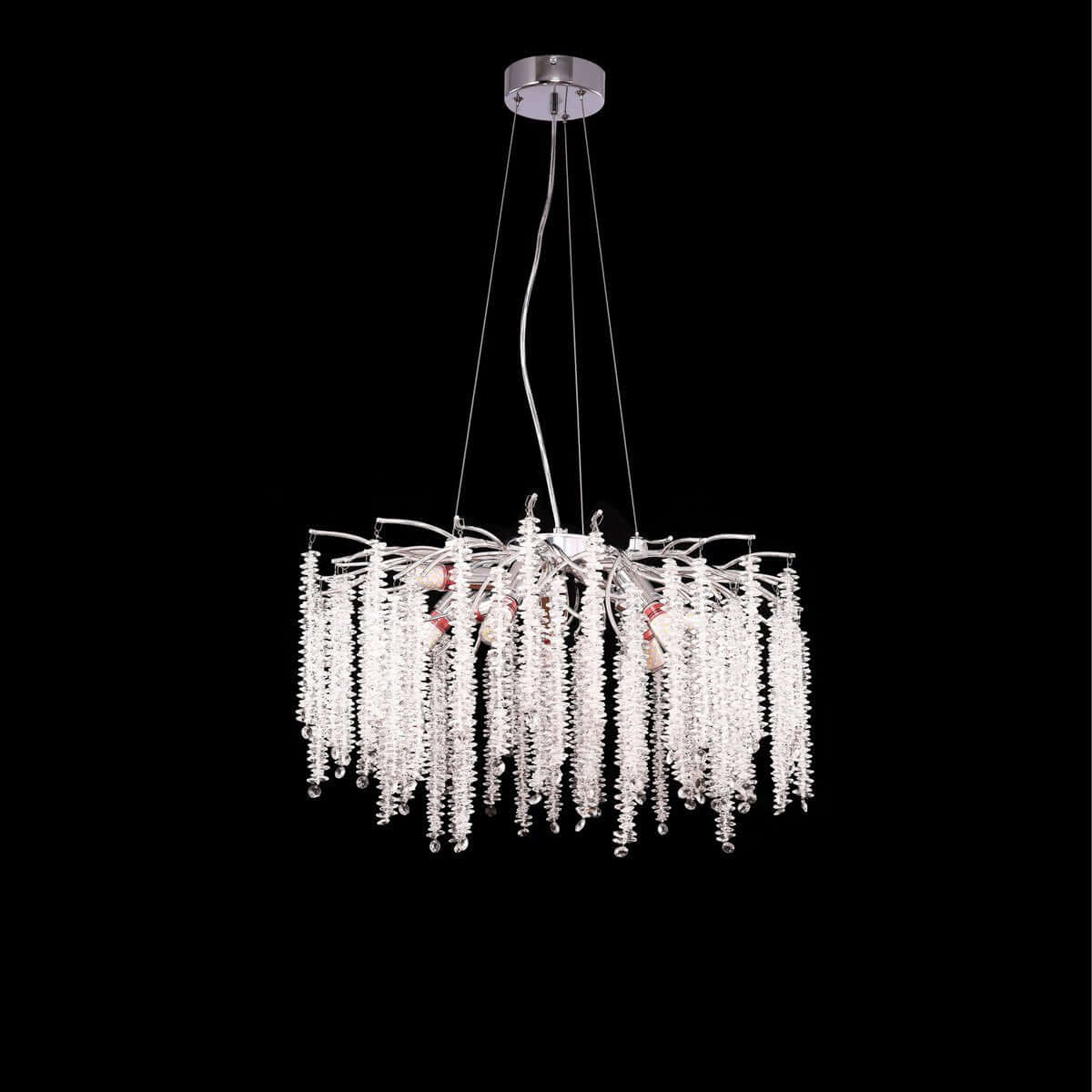 Hanging lamp frost silver 60cm - Luxury Living B.V.