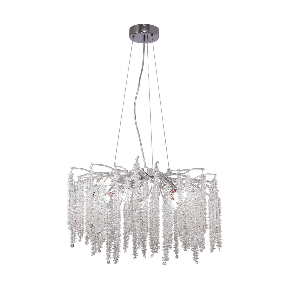 Hanging lamp frost silver 60cm - Luxury Living B.V.