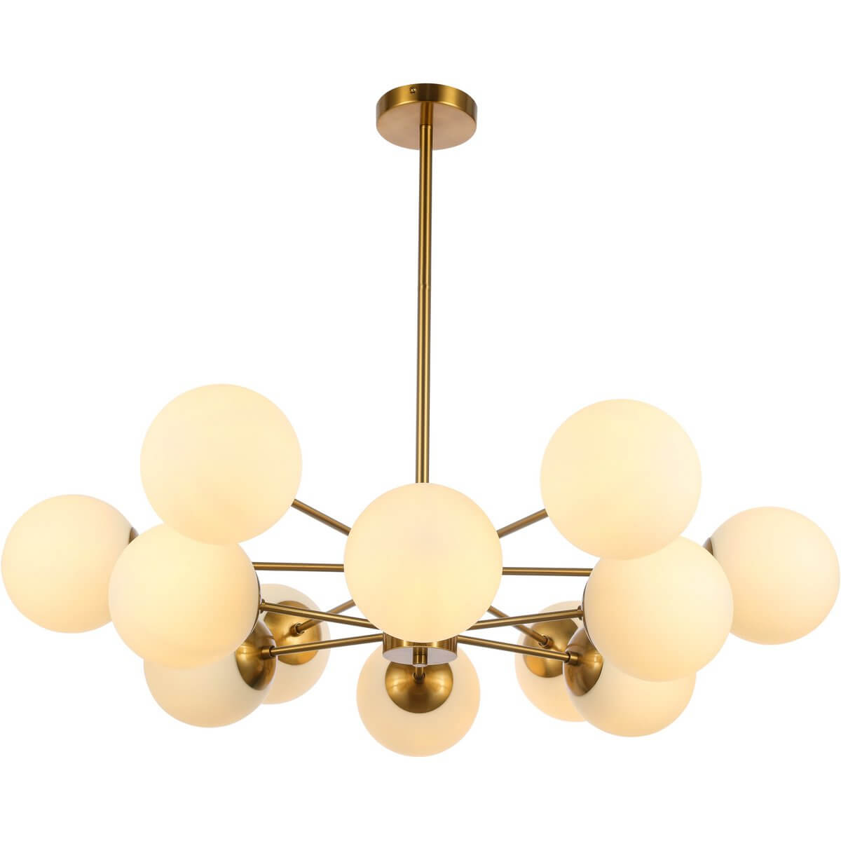 Hanging lamp Gina White Gold 12-Light - Luxury Living B.V.