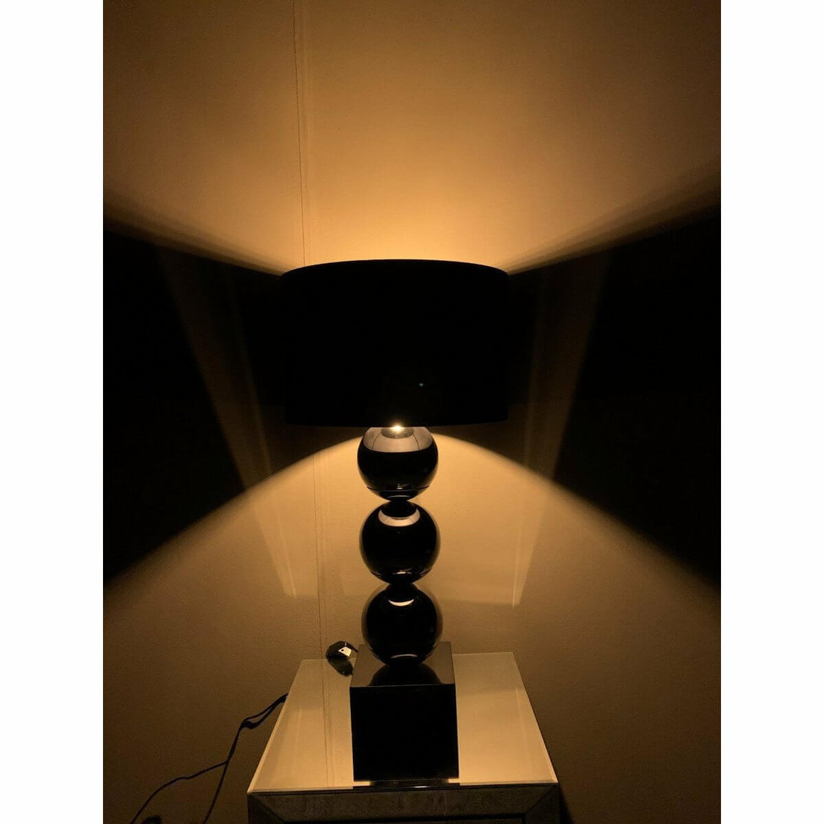 Globe lamp Block base Anthracite - Luxury Living B.V.