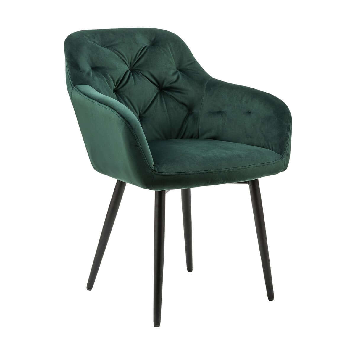 Green velvet armchair - SalesFever