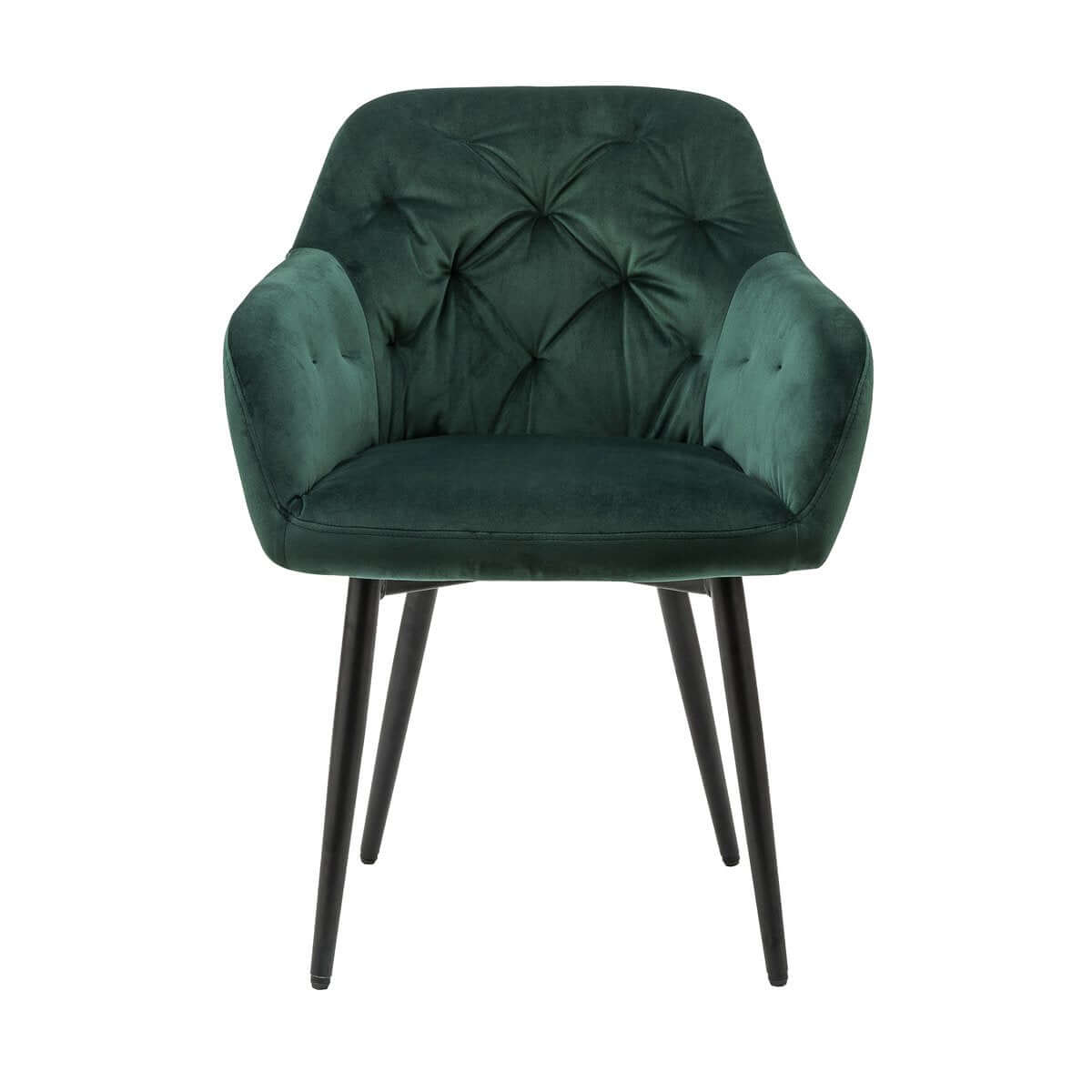 Green velvet armchair - SalesFever